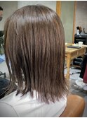 縮毛矯正×切りっぱなし