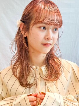 ディッセンバー 渋谷(December) オレンジベージュ/暖色カラー/ケアブリーチ