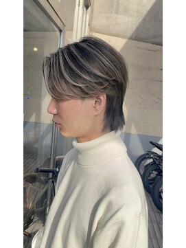 スキル(SKILL) 福岡/天神/センターパート/ニュアンスパーマ/メンズ縮毛矯正