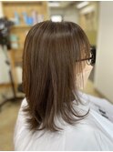 カット、ハイライトカラーオンカラー