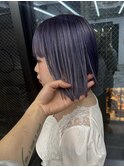 【GEEKS渋谷】グレープカラー/紫カラー/艶髪/ハイトーン