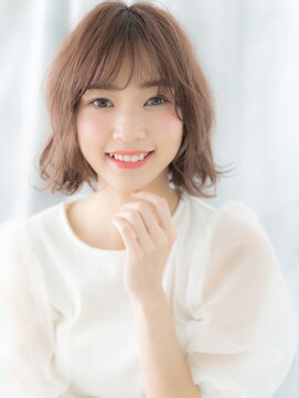 ドクターズサロン LAB 小山店 大人かわいい透明感ことりベージュニュアンスボブk小山20代30代