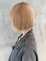 アルバム 渋谷パルコ(ALBUM)&nbsp;ベージュボブ_エアリーロングピンクブラウン_ba470431