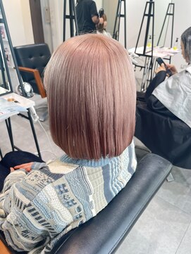 ポリッシュヘアーメイク 金町店(POLISH hair make) ホワイトピンクカラー