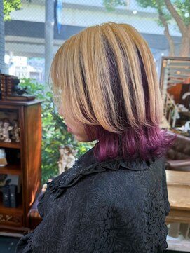 バイブアンドアネックス(VIBE & ANNEX) 《momoka》イエロー×パープル