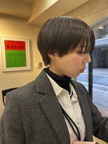 シム 千葉(sim) ショートスタイルとオリーブブラウン stylist今井