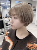 ブロンドマッシュショート【博多ショート】