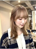 ニュアンスベージュカラー