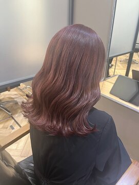 ジーナ  札幌大通(Zina) 美髪＊エアリーミディ＊カシスピンク＊髪質改善＊Zina札幌大通