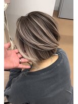 ヌエン 渋谷(NU/EN)&nbsp;切りっぱなしボブ×シャドールーツ