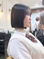 ロンドジェネルーズ 柏(Lond generous)&nbsp;髪質改善縮毛矯正ボブ顔周り前髪韓国ミニウルフレイヤーカット柏