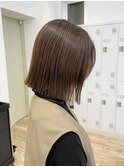 【レディース・大名】ストレート切りっぱなしボブ×前下がり