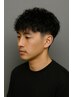 【パーマ+男前カット+シェービング+選べるマッサージ】