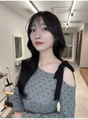 韓国レイヤーウェーブヘア髪質改善ワンホン銀座