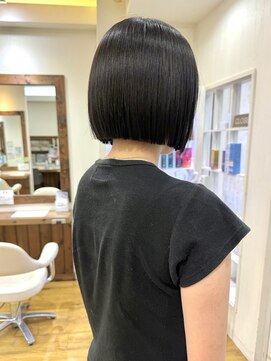 ジャストビューティー リアリー(just beauty Really) ブルーブラック×タッセルボブ♪【横須賀中央 Really】