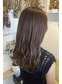 ロング×オリーブベージュ