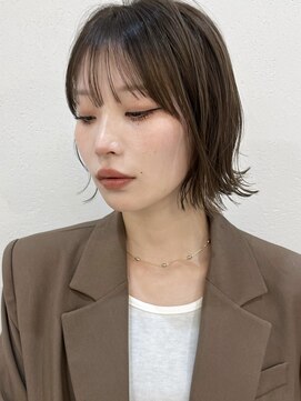 キアラ(Kchiara) 外はね　大人 bob ボブヘア　天神美容室
