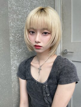 アスター 天神大名店(Aster) 福岡で叶う/オリーブグレー/小顔に見えるヘア/ココアベージュ