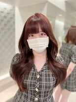 ジェム リット(GEM lit)&nbsp;《Rena》ローズブラウン/くびれ巻き/顔周りカット