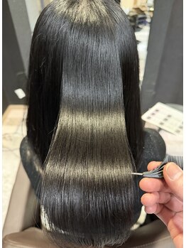 リオリス ヘア サロン(Rioris hair salon)の写真/カシミヤ質感の【再生カラー&再生トリートメント】高級ケア成分、髪質改善成分高配合◎新時代の髪質改善!