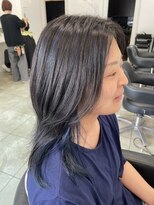 ビビグランジュテ(BiBi)&nbsp;高知　南国市　BiBi glandjete    ブルーインナーカラー