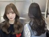 【韓国風】ヘア巻きセット(巻き下ろし)＆シャンプーブロー