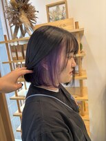 エム バイ ブローチェ(em by BROCHE)&nbsp;バイオレット×ボブ