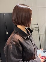 カミエ(kamie) 透明感あるブラウンボブ×毛先までまとまる質感