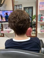 サロン ド シルク 絹延橋美容室/ヘーゼルベージュ/ポイントパーマ