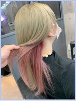 パレット 町田店(PALETTE) ブロンド×ピンク