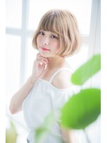 ミエル ヘア 新宿(miel hair) 【miel hair 新宿】かわいい系♪愛され小顔マッシュボブ♪