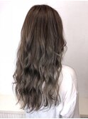 《アンククロスYUKI》ハイライト×アッシュグレージュ