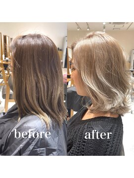 ビューイースト 亀戸 錦糸町(VIEW EAST) ハイトーンダブルカラー/ミルクティーベージュ