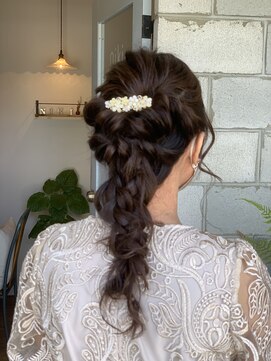 ニキ ヘアー ネイル 子安店(niki hair, nail) ゆるゆる編みおろし