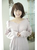 髪質改善/切りっぱなしボブ/美髪/30代40代/［人形町］