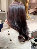 ラルムバイシー 新宿(LARME by Sea)&nbsp;韓国前髪顔周り×フェミニンダークアッシュ【新宿/髪質改善】