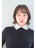 ガリカ 横浜(Gallica) 【Gallica】大人かわいい外ハネボブ/斜め前髪/薄めバング