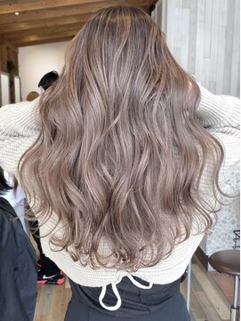 リード バイ ラグーン(LEAD by LAGOON) ホワイトミルクティーベージュケアブリーチインナーイヤリング