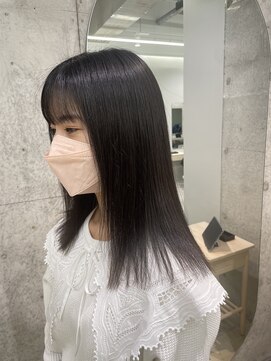 カノイ(KANOI) ミディアム切りっぱなし/髪質改善トリートメント/艶髪
