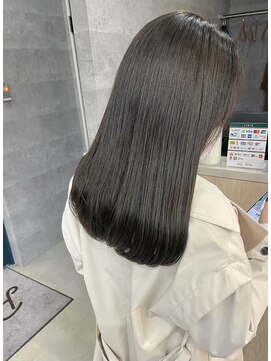 ランド 千葉(land) ブリーチなし暗めオリーブ　酸性ストレート