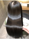 縮毛矯正カットトリートメント
