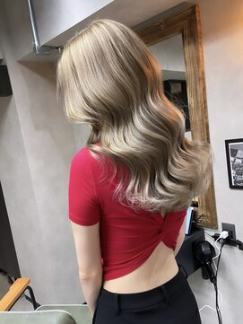 サニー 渋谷(SUNNY) バレイヤージュ、ハイライト、ショコラアッシュ、グレージュ