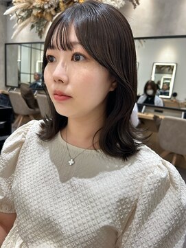 グロー 大宮(GLROW) 顔周りカット レイヤー 韓国 前髪 haruhi【大宮】