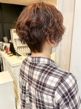 キャアリー(Caary) 福山市美容室Caary 人気 ショートパーマスタイル