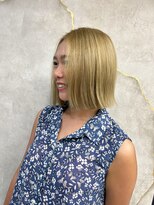 ロンドソレイユ 池袋(Lond soleil)&nbsp;ボブ/前髪カット/レイヤーカット×ケアブリーチ/デザインカラー