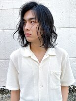 ラレイ ハラジュク(Lalei harajuku)&nbsp;【ささき】キムタク風ロング/スパイラルパーマ/黒髪