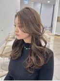 レイヤーカット韓国ヘア