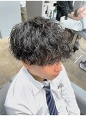 guest snap 刈り上げマッシュ×ツイストスパイラルパーマ