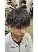 【RYUYA】マッシュ×縦落ち強めツイスパパーマ