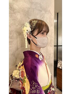 モスト ブリヤン(MOST BURYAN) 成人式ヘアセット×20代綺麗め美人ショート